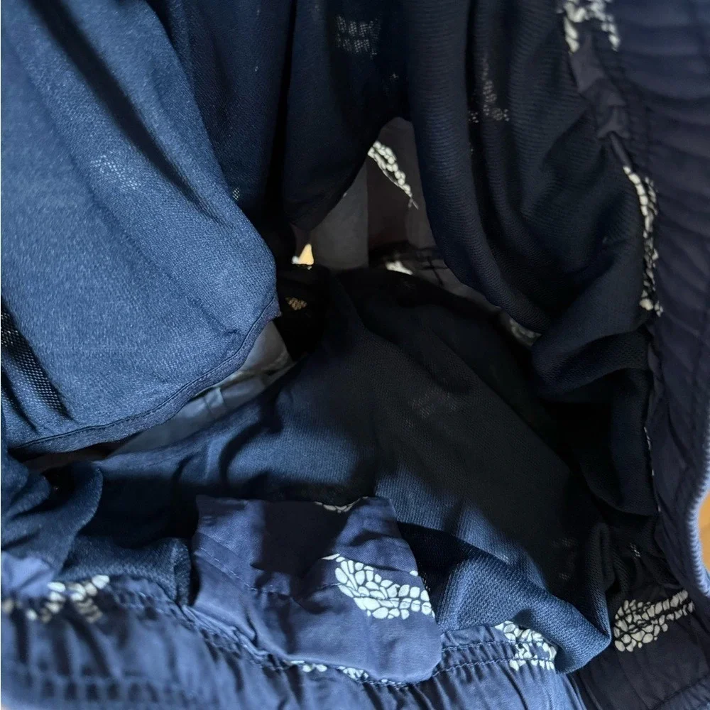 Brooks Brothers navy blue different knots printed swim trunks‎